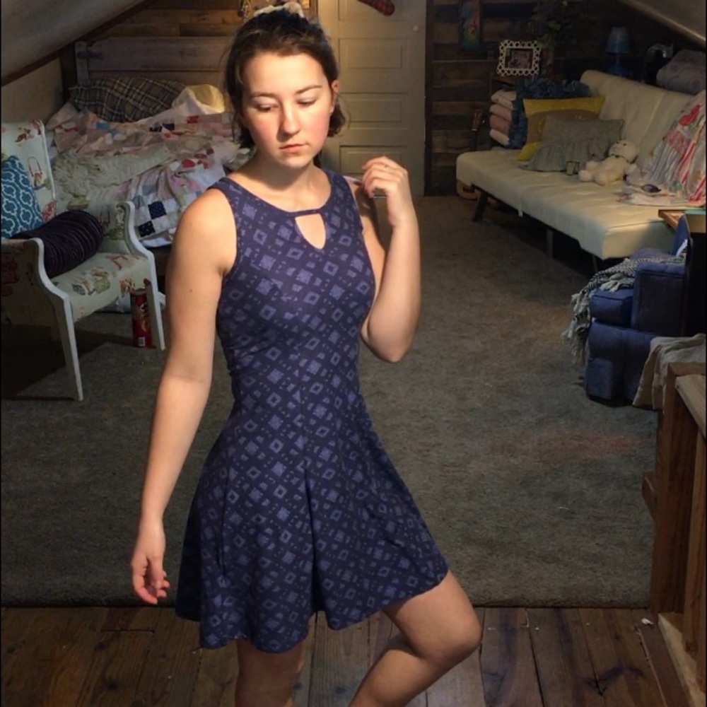 Blue sundress